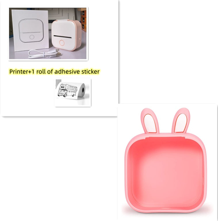 Impresora de Etiquetas Térmica Mini Portátil Impresora de Fotos para el Hogar Impresora de Preguntas Incorrectas para Estudiantes Impresora de Etiquetas Mini Compatible con Bluetooth Etiqueta de Precio