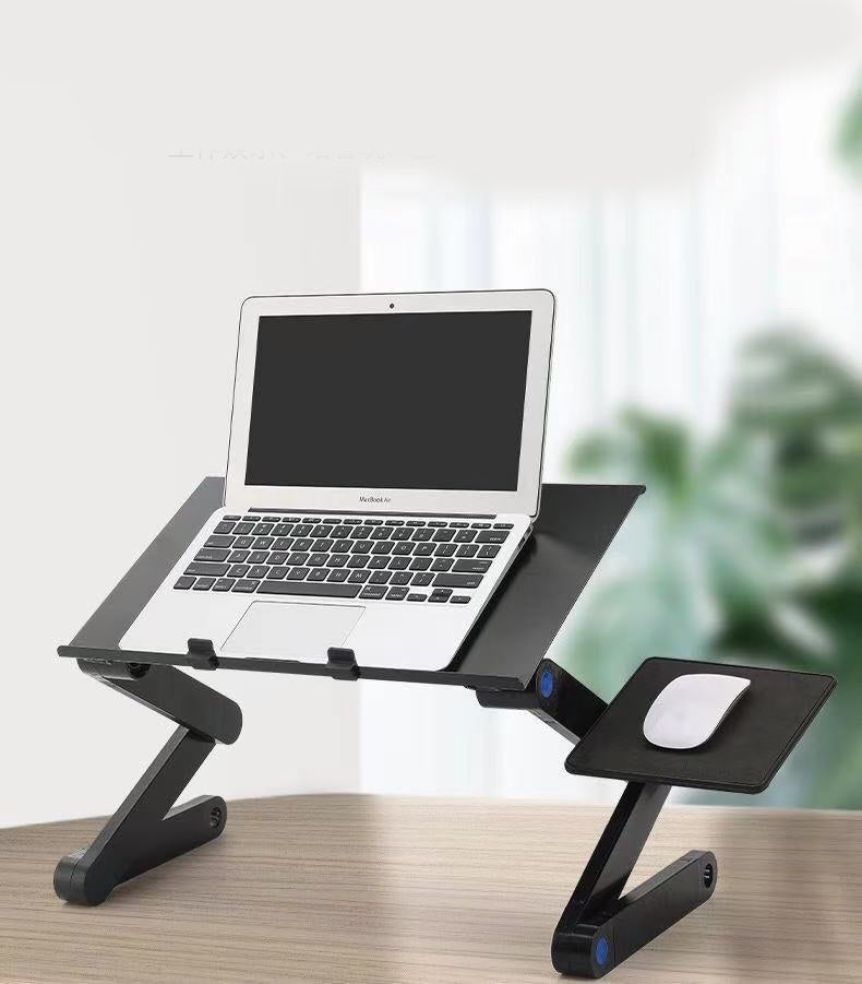 Escritorio de ordenador plegable, portátil, portátil, estable con doble ventilador
