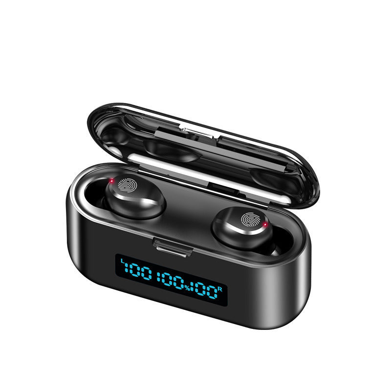 Auriculares Bluetooth F9 Tws inalámbrico Bluetooth 5.1 estéreo Pantalla digital Auriculares binaurales en modo privado