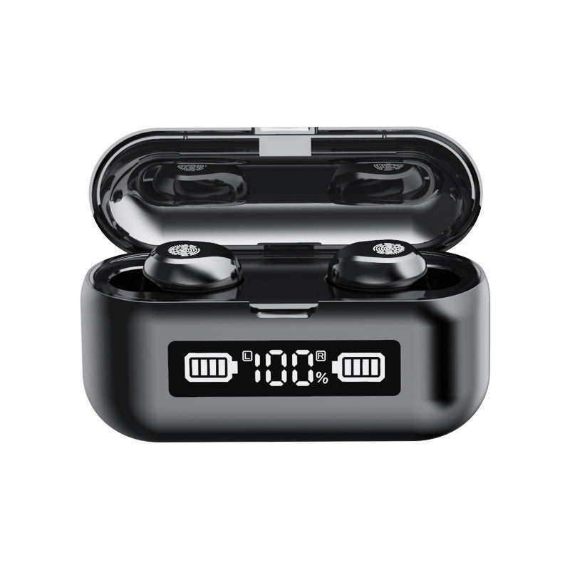Auriculares Bluetooth F9 Tws inalámbrico Bluetooth 5.1 estéreo Pantalla digital Auriculares binaurales en modo privado