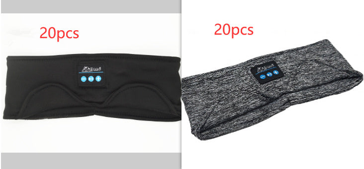Mascarilla para los ojos de la cabeza, auriculares de música de doble uso, banda para el pelo Bluetooth para dormir