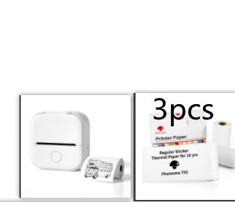 Impresora de Etiquetas Térmica Mini Portátil Impresora de Fotos para el Hogar Impresora de Preguntas Incorrectas para Estudiantes Impresora de Etiquetas Mini Compatible con Bluetooth Etiqueta de Precio