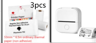 Impresora de Etiquetas Térmica Mini Portátil Impresora de Fotos para el Hogar Impresora de Preguntas Incorrectas para Estudiantes Impresora de Etiquetas Mini Compatible con Bluetooth Etiqueta de Precio