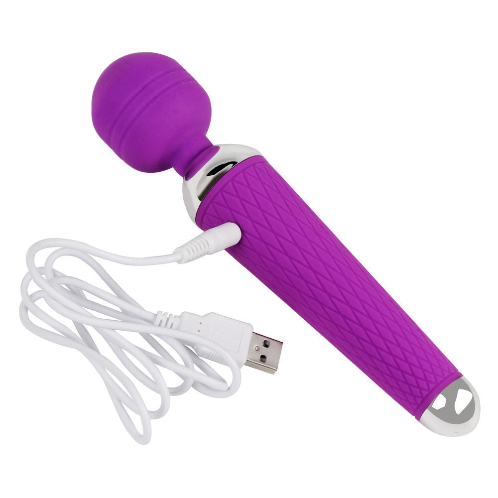 Carga femenina Vibración Av Stick Dispositivo eléctrico Masaje de empuje automático Productos eróticos