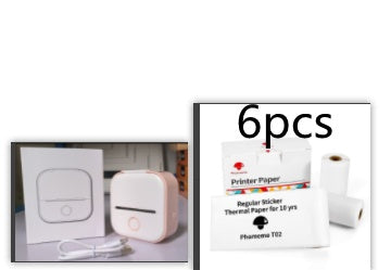 Impresora de Etiquetas Térmica Mini Portátil Impresora de Fotos para el Hogar Impresora de Preguntas Incorrectas para Estudiantes Impresora de Etiquetas Mini Compatible con Bluetooth Etiqueta de Precio
