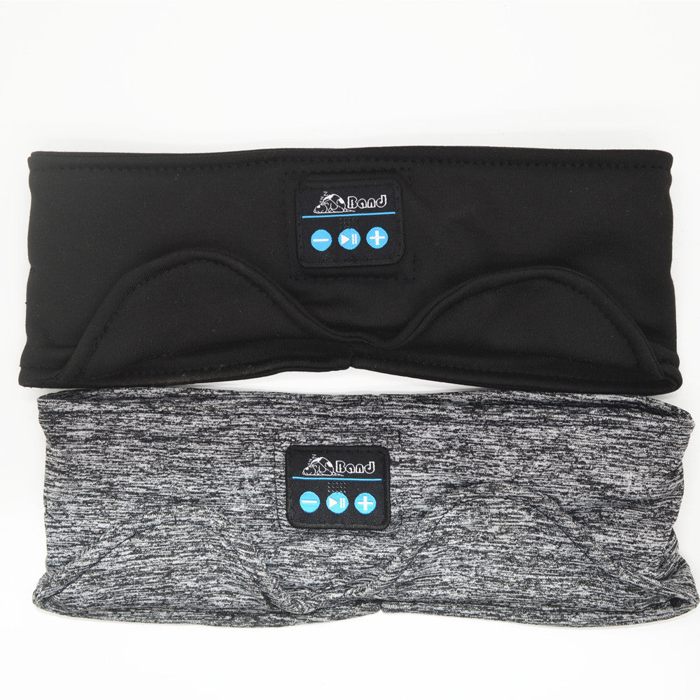 Mascarilla para los ojos de la cabeza, auriculares de música de doble uso, banda para el pelo Bluetooth para dormir