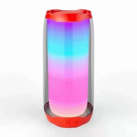 Altavoz Bluetooth, efecto de luz colorido, subwoofer de tarjeta, sonido de luz colorida