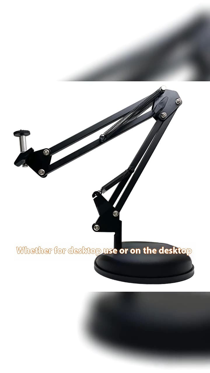 Soporte perezoso de escritorio, marco de soporte de voladizo para tableta, artefacto de transmisión en vivo y observación de dramas, soporte en voladizo de metal plegable