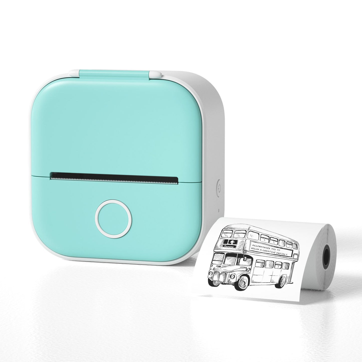 Impresora de Etiquetas Térmica Mini Portátil Impresora de Fotos para el Hogar Impresora de Preguntas Incorrectas para Estudiantes Impresora de Etiquetas Mini Compatible con Bluetooth Etiqueta de Precio