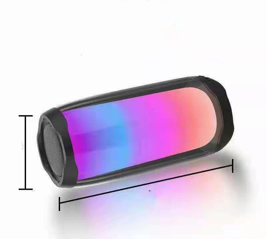 Altavoz Bluetooth, efecto de luz colorido, subwoofer de tarjeta, sonido de luz colorida