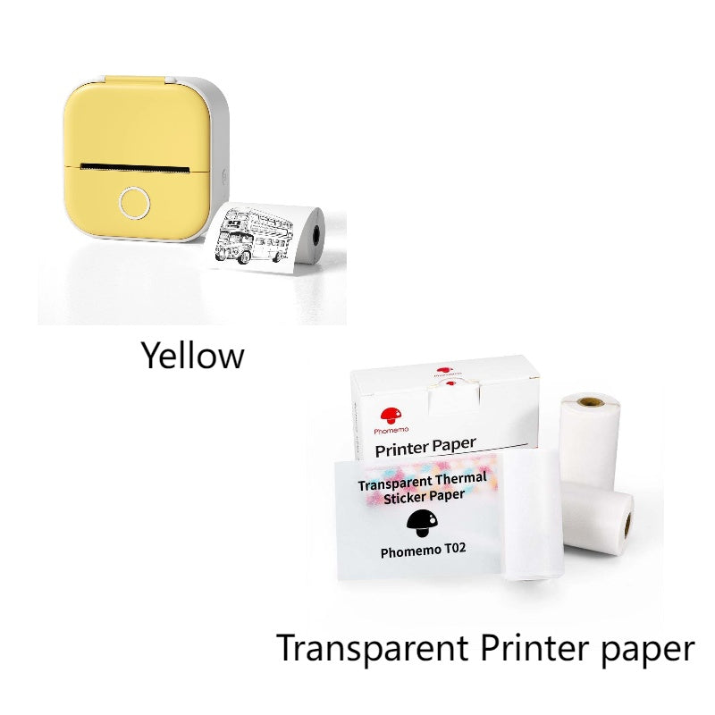 Impresora de Etiquetas Térmica Mini Portátil Impresora de Fotos para el Hogar Impresora de Preguntas Incorrectas para Estudiantes Impresora de Etiquetas Mini Compatible con Bluetooth Etiqueta de Precio