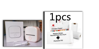 Impresora de Etiquetas Térmica Mini Portátil Impresora de Fotos para el Hogar Impresora de Preguntas Incorrectas para Estudiantes Impresora de Etiquetas Mini Compatible con Bluetooth Etiqueta de Precio