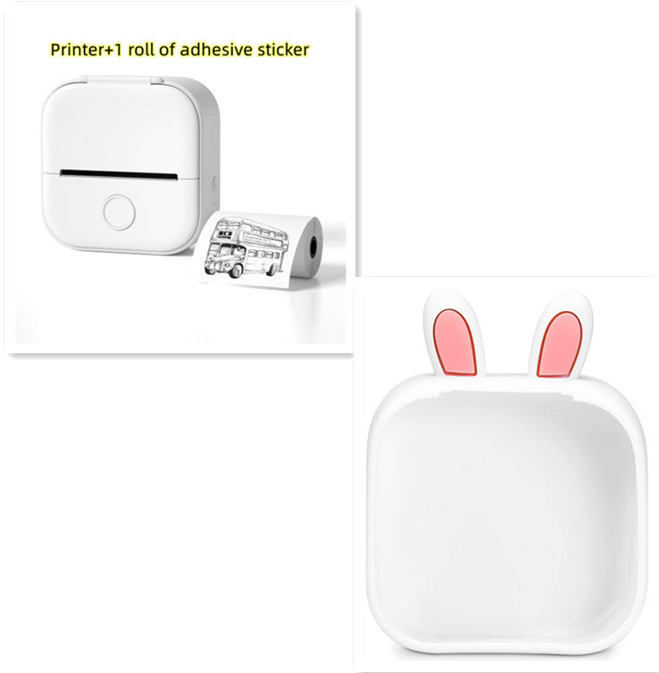 Impresora de Etiquetas Térmica Mini Portátil Impresora de Fotos para el Hogar Impresora de Preguntas Incorrectas para Estudiantes Impresora de Etiquetas Mini Compatible con Bluetooth Etiqueta de Precio