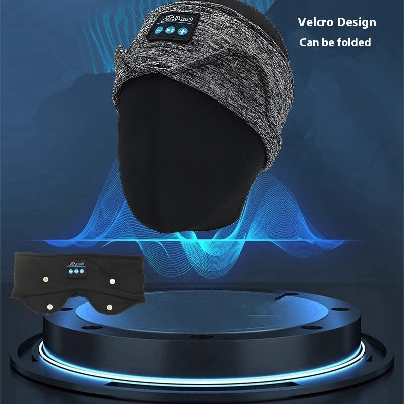 Mascarilla para los ojos de la cabeza, auriculares de música de doble uso, banda para el pelo Bluetooth para dormir