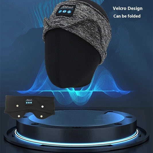 Mascarilla para los ojos de la cabeza, auriculares de música de doble uso, banda para el pelo Bluetooth para dormir