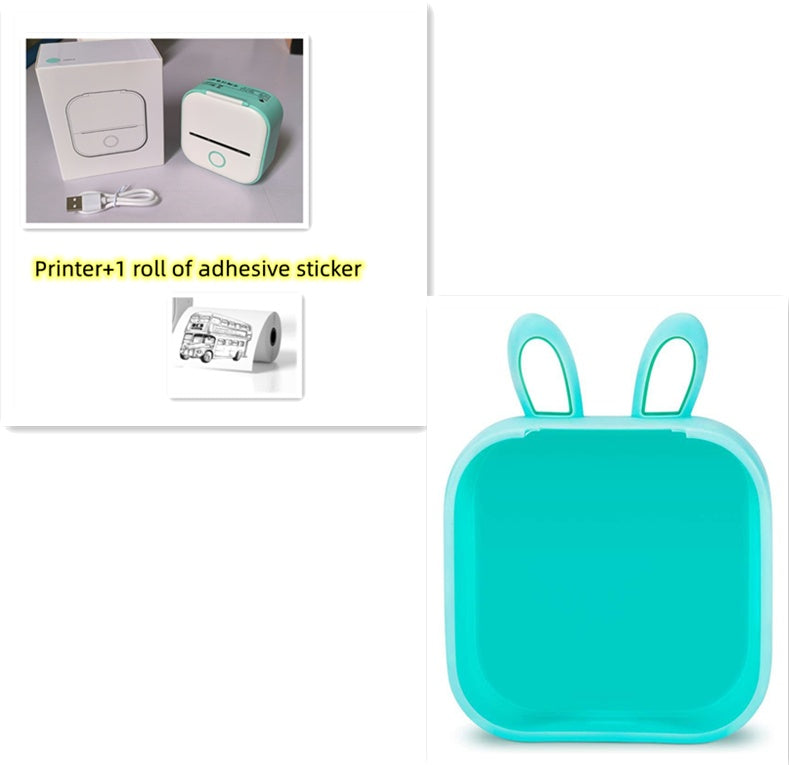 Impresora de Etiquetas Térmica Mini Portátil Impresora de Fotos para el Hogar Impresora de Preguntas Incorrectas para Estudiantes Impresora de Etiquetas Mini Compatible con Bluetooth Etiqueta de Precio