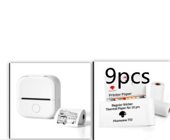 Impresora de Etiquetas Térmica Mini Portátil Impresora de Fotos para el Hogar Impresora de Preguntas Incorrectas para Estudiantes Impresora de Etiquetas Mini Compatible con Bluetooth Etiqueta de Precio