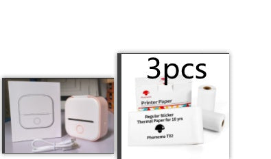 Impresora de Etiquetas Térmica Mini Portátil Impresora de Fotos para el Hogar Impresora de Preguntas Incorrectas para Estudiantes Impresora de Etiquetas Mini Compatible con Bluetooth Etiqueta de Precio