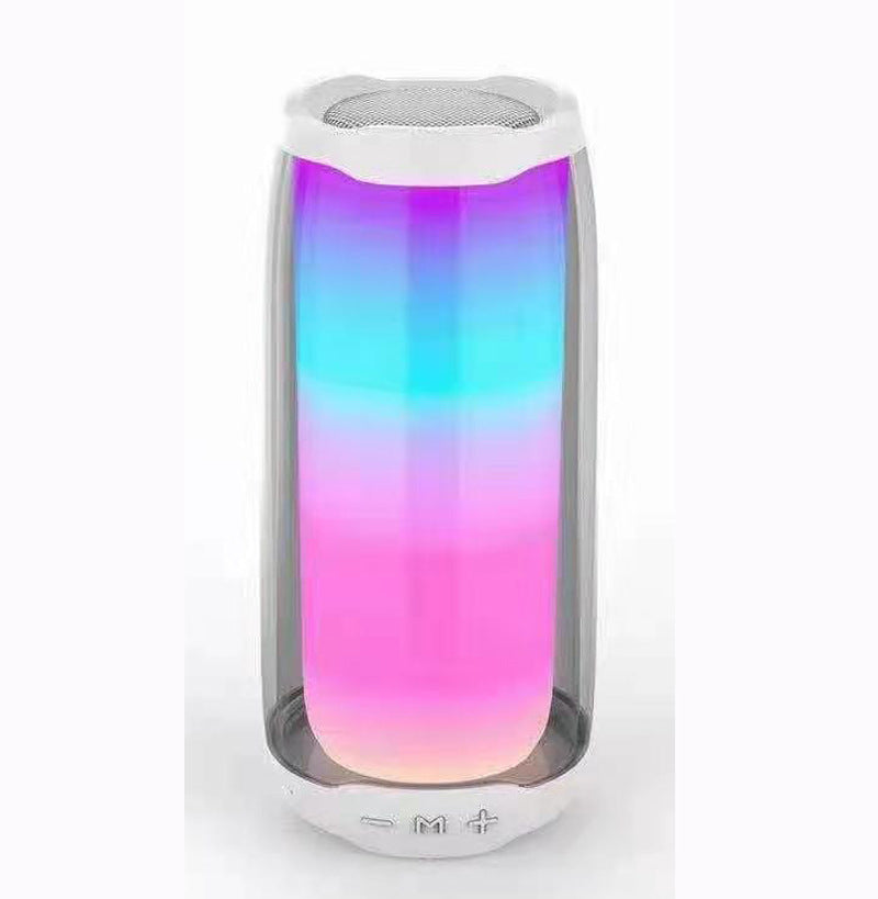 Altavoz Bluetooth, efecto de luz colorido, subwoofer de tarjeta, sonido de luz colorida