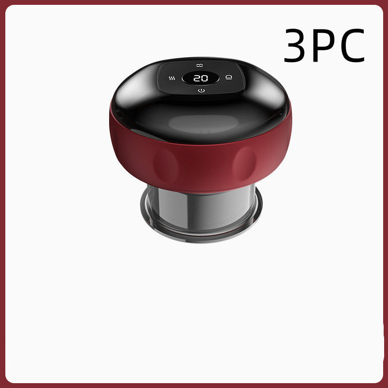Vaso de vacío eléctrico, tazas corporales de masaje, terapia anticelulítica, masajeador para el cuerpo, raspado de guasha eléctrico, quema de grasa, adelgazamiento