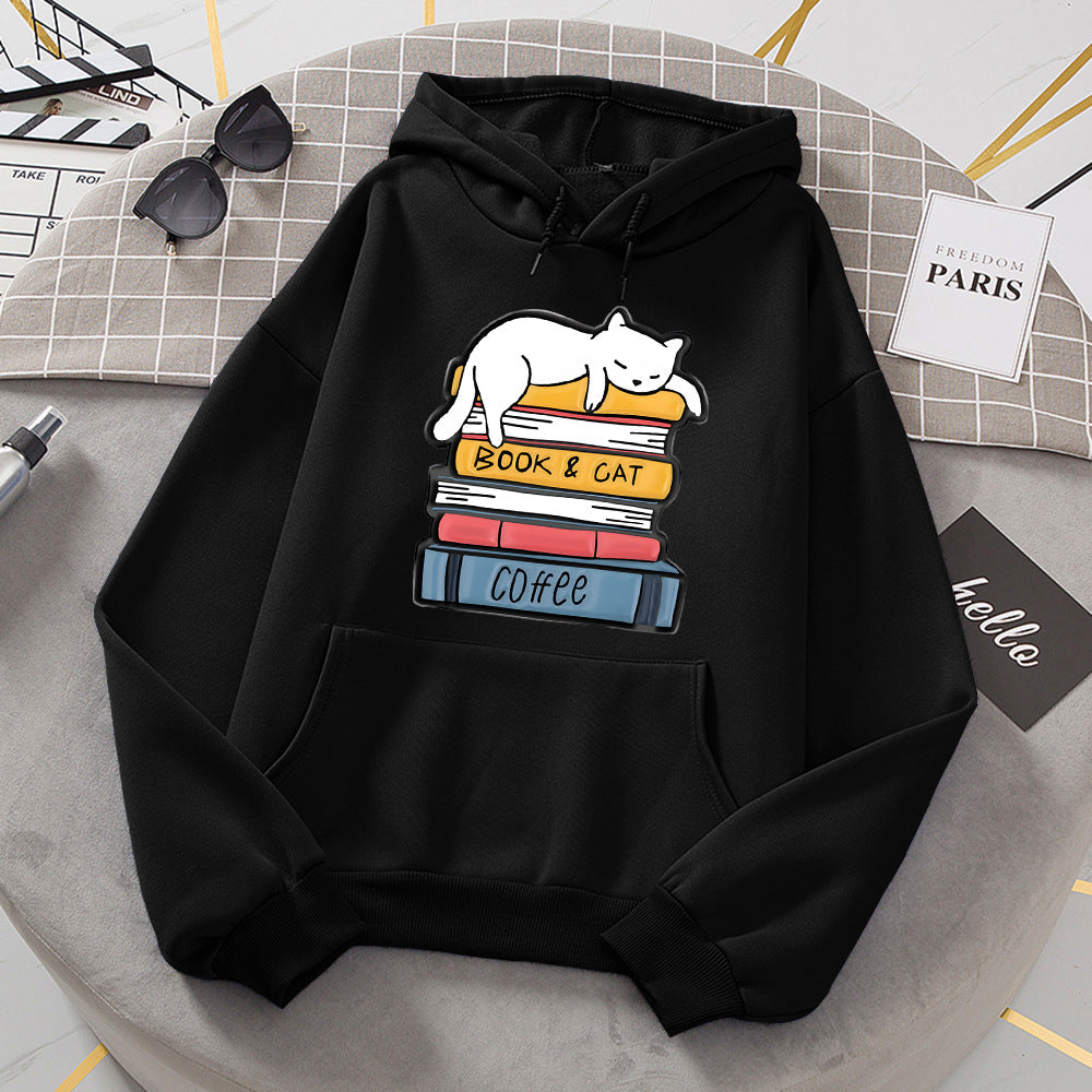 Patrón geométrico, cuello redondo suelto, estilo femenino, suéter largo para mujer