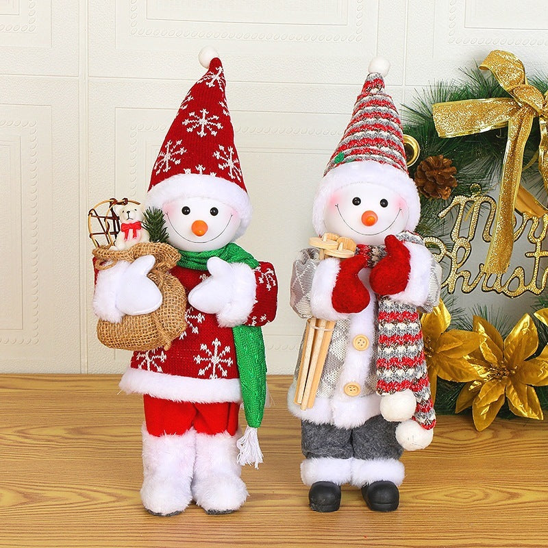 Muñeca de Navidad Feliz Navidad Decoración para el hogar Navidad Noel Adornos de Navidad