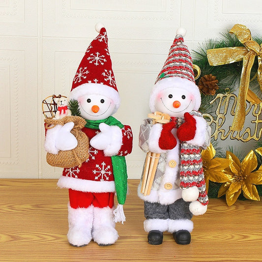 Muñeca de Navidad Feliz Navidad Decoración para el hogar Navidad Noel Adornos de Navidad