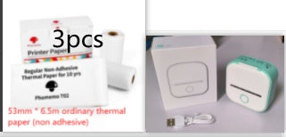 Impresora de Etiquetas Térmica Mini Portátil Impresora de Fotos para el Hogar Impresora de Preguntas Incorrectas para Estudiantes Impresora de Etiquetas Mini Compatible con Bluetooth Etiqueta de Precio