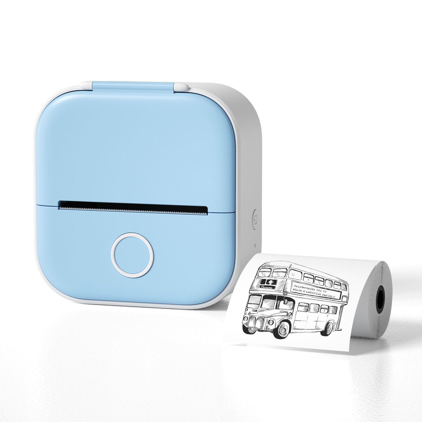 Impresora de Etiquetas Térmica Mini Portátil Impresora de Fotos para el Hogar Impresora de Preguntas Incorrectas para Estudiantes Impresora de Etiquetas Mini Compatible con Bluetooth Etiqueta de Precio