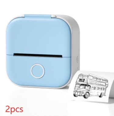 Impresora de Etiquetas Térmica Mini Portátil Impresora de Fotos para el Hogar Impresora de Preguntas Incorrectas para Estudiantes Impresora de Etiquetas Mini Compatible con Bluetooth Etiqueta de Precio