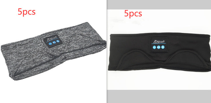 Mascarilla para los ojos de la cabeza, auriculares de música de doble uso, banda para el pelo Bluetooth para dormir