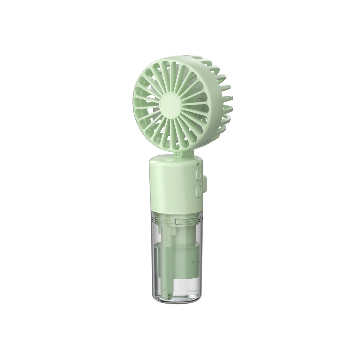 Ventilador portátil de mano con rociador de agua de 4 velocidades, artefacto para refrescar en verano, carga USB, soporte para verano