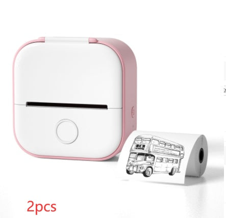 Impresora de Etiquetas Térmica Mini Portátil Impresora de Fotos para el Hogar Impresora de Preguntas Incorrectas para Estudiantes Impresora de Etiquetas Mini Compatible con Bluetooth Etiqueta de Precio