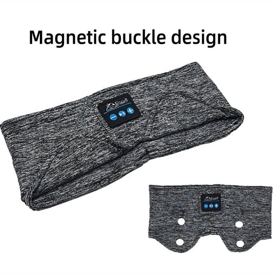 Mascarilla para los ojos de la cabeza, auriculares de música de doble uso, banda para el pelo Bluetooth para dormir