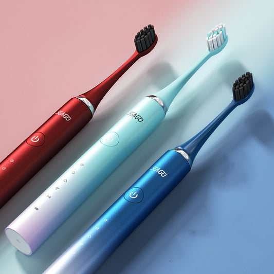 Cepillo de dientes eléctrico recargable de cerdas suaves totalmente automático