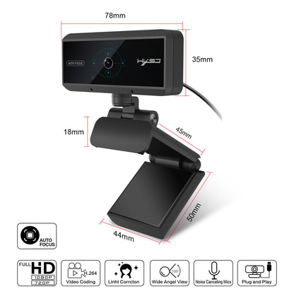 Cámara de video USB para transmitir o grabar a través del ordenador