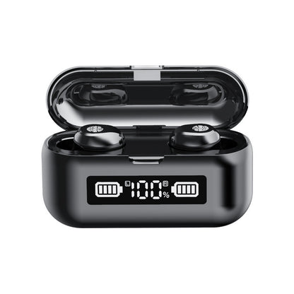 Auriculares Bluetooth F9 Tws inalámbrico Bluetooth 5.1 estéreo Pantalla digital Auriculares binaurales en modo privado