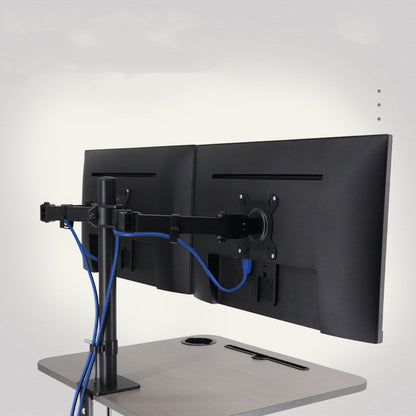 Soporte de pantalla giratorio de elevación del ordenador