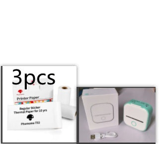 Impresora de Etiquetas Térmica Mini Portátil Impresora de Fotos para el Hogar Impresora de Preguntas Incorrectas para Estudiantes Impresora de Etiquetas Mini Compatible con Bluetooth Etiqueta de Precio