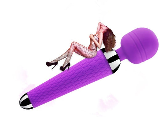 Carga femenina Vibración Av Stick Dispositivo eléctrico Masaje de empuje automático Productos eróticos
