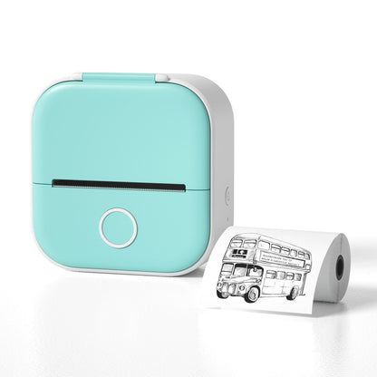 Impresora de Etiquetas Térmica Mini Portátil Impresora de Fotos para el Hogar Impresora de Preguntas Incorrectas para Estudiantes Impresora de Etiquetas Mini Compatible con Bluetooth Etiqueta de Precio