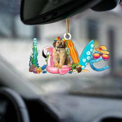 Colgante de coche, perro que duerme, ángel, decoración del hogar, vitrina acrílica, adornos colgantes para puertas