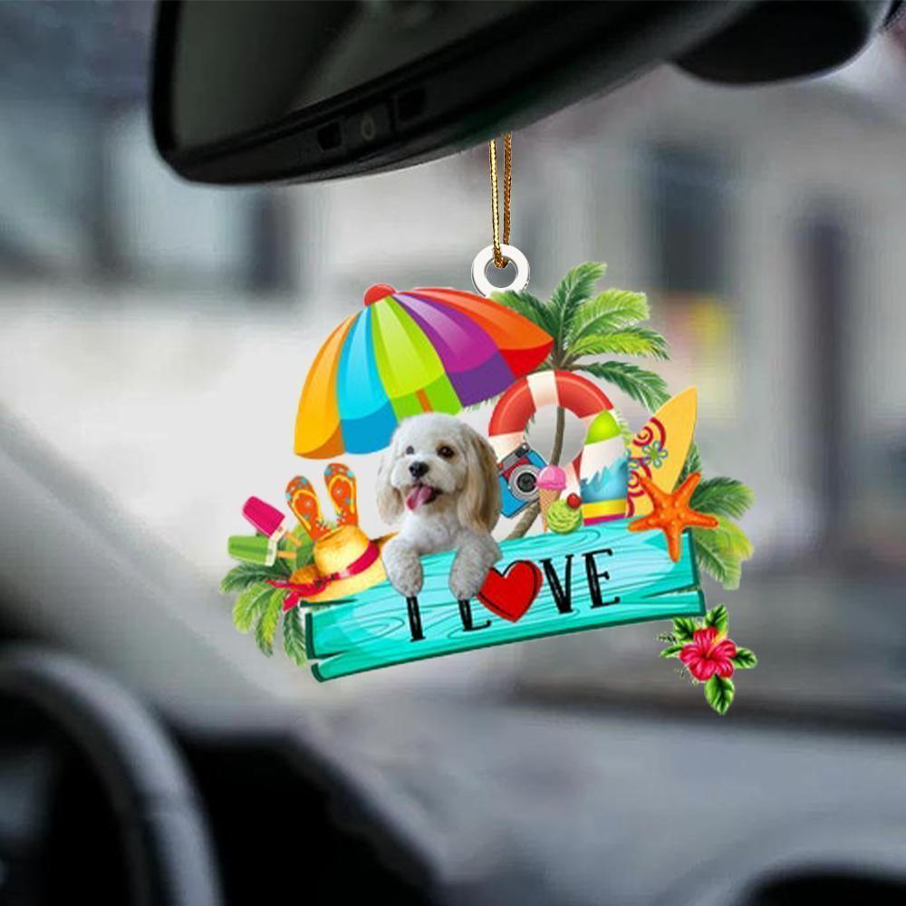 Colgante de coche, perro que duerme, ángel, decoración del hogar, vitrina acrílica, adornos colgantes para puertas