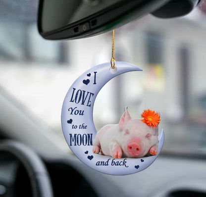 Colgante de coche, perro que duerme, ángel, decoración del hogar, vitrina acrílica, adornos colgantes para puertas