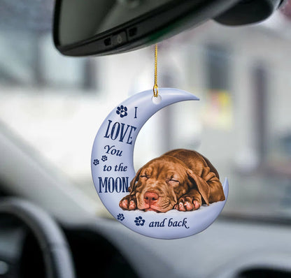 Colgante de coche, perro que duerme, ángel, decoración del hogar, vitrina acrílica, adornos colgantes para puertas