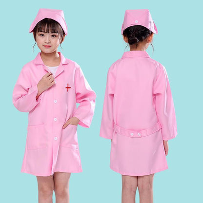 Ropa de médico para niños, ropa de enfermera de guardería