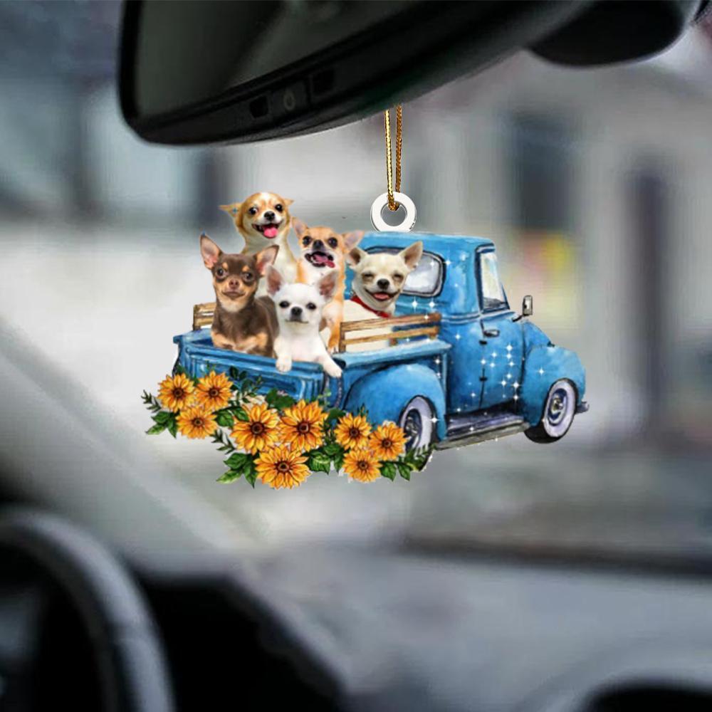 Colgante de coche, perro que duerme, ángel, decoración del hogar, vitrina acrílica, adornos colgantes para puertas