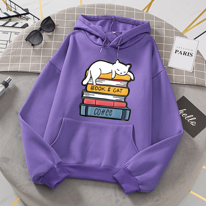 Patrón geométrico, cuello redondo suelto, estilo femenino, suéter largo para mujer