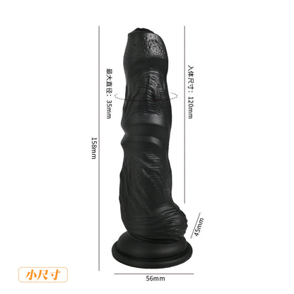 Juguetes sexuales Consolador negro grande, consoladores realistas gigantes con glande pequeño y ventosas, consoladores anales de pene falso enorme y realista juguete sexual para adultos para mujeres y hombres