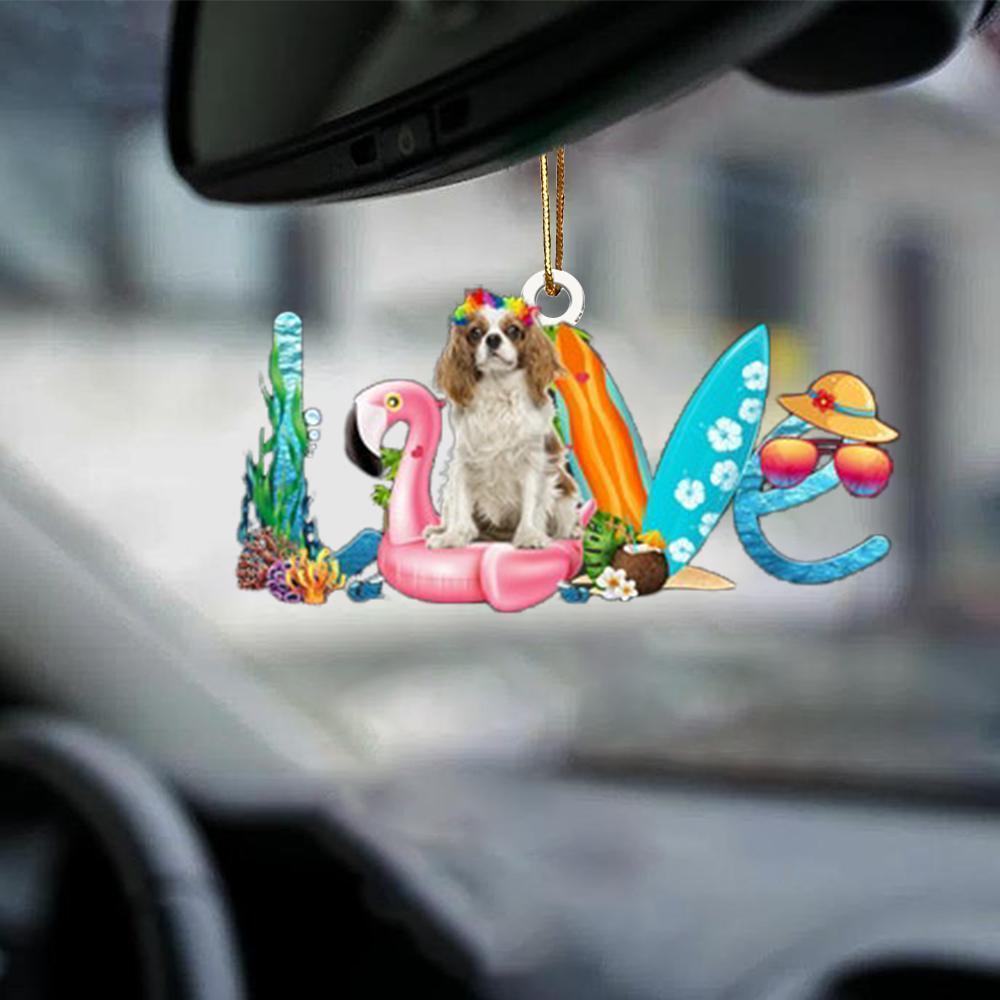 Colgante de coche, perro que duerme, ángel, decoración del hogar, vitrina acrílica, adornos colgantes para puertas